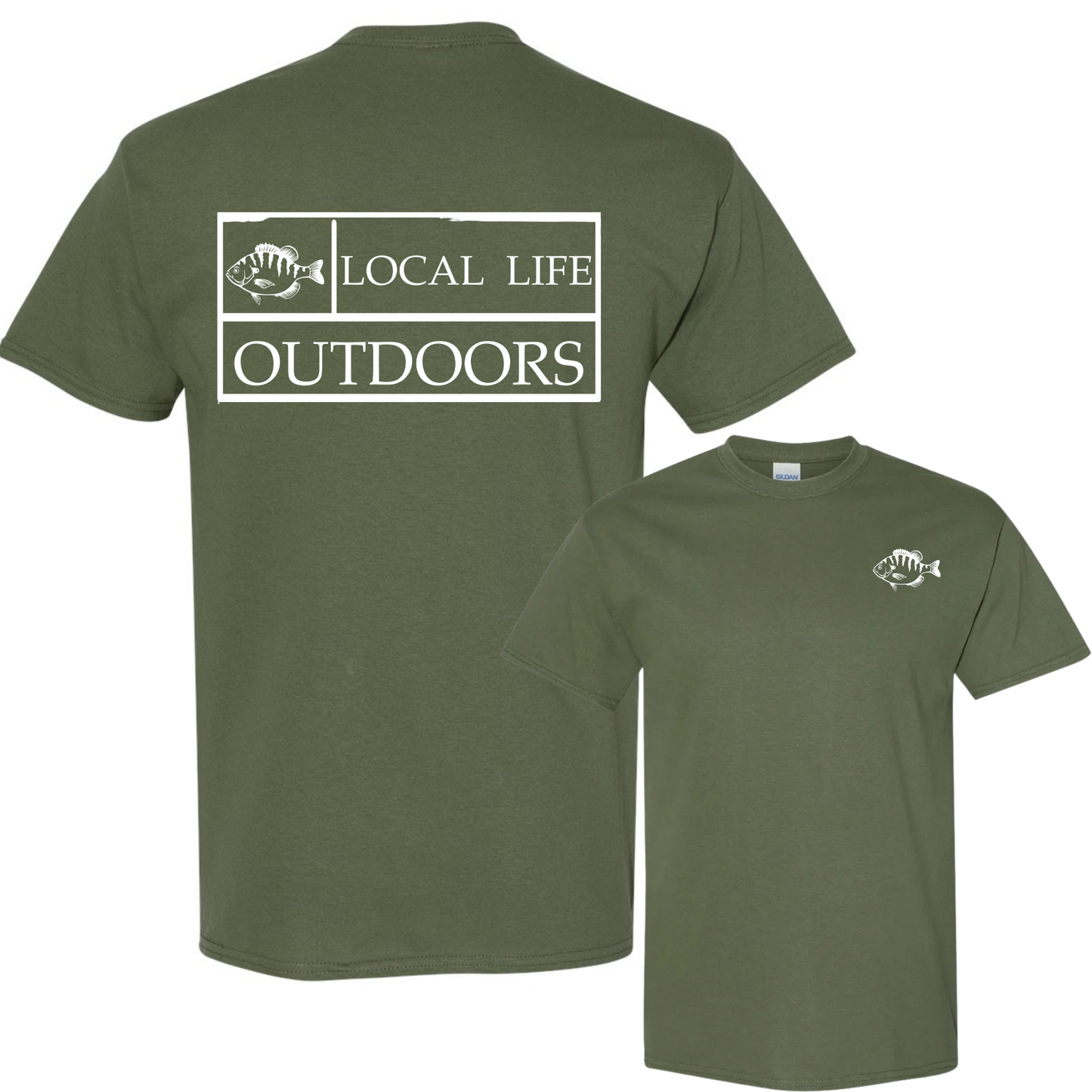 Local Life Outdoors Banner Print Classic Tee