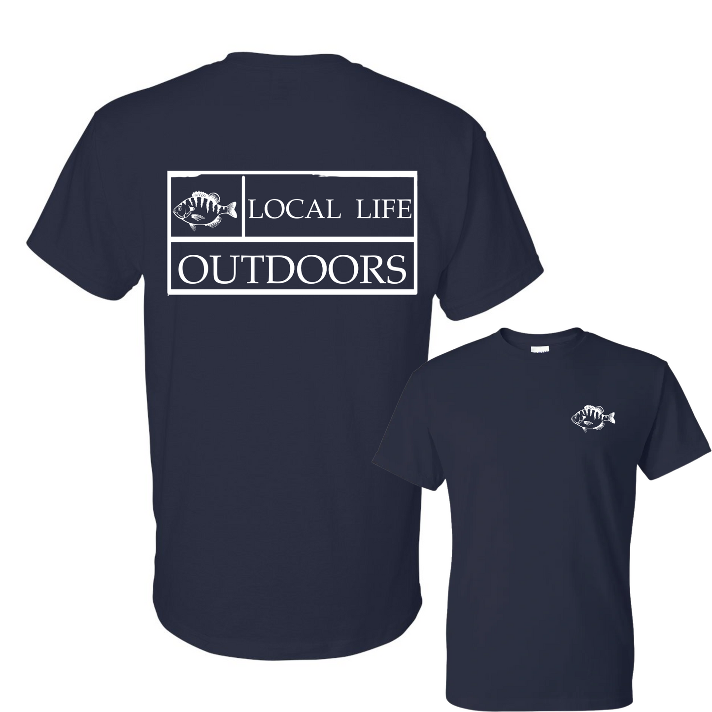 Local Life Outdoors Banner Print Classic Tee