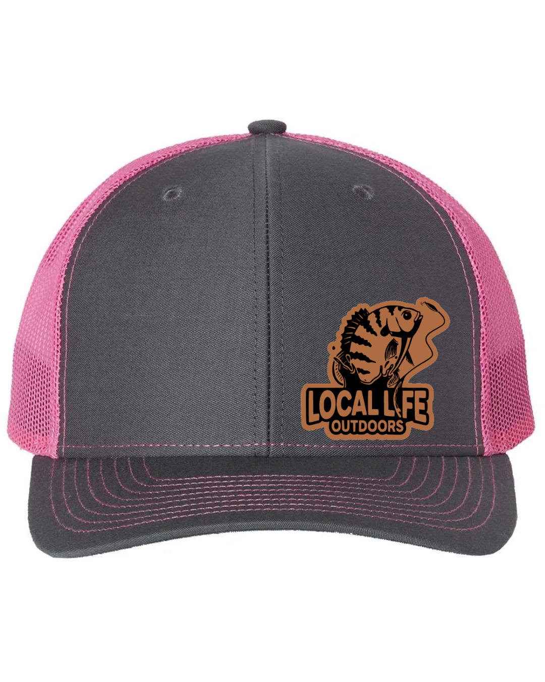 LLO Leather Patch Richardson 112 Trucker Hat
