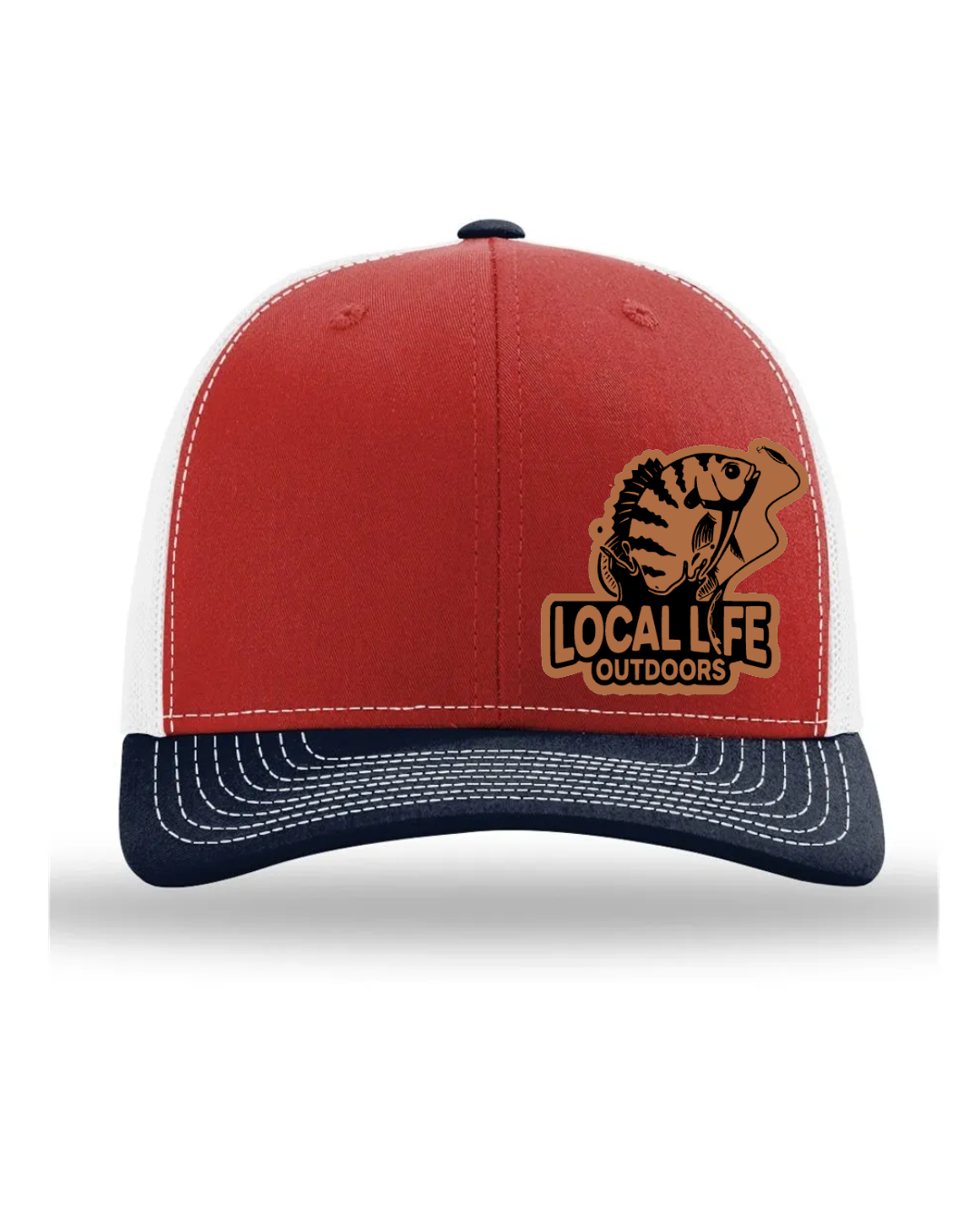LLO Leather Patch Richardson 112 Trucker Hat