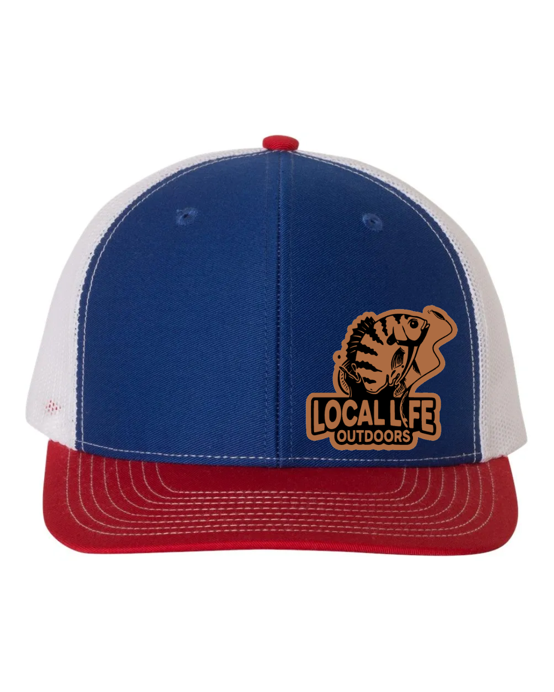 LLO Leather Patch Richardson 112 Trucker Hat