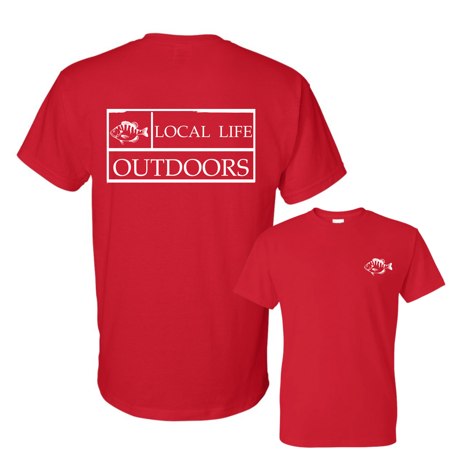 Local Life Outdoors Banner Print Classic Tee