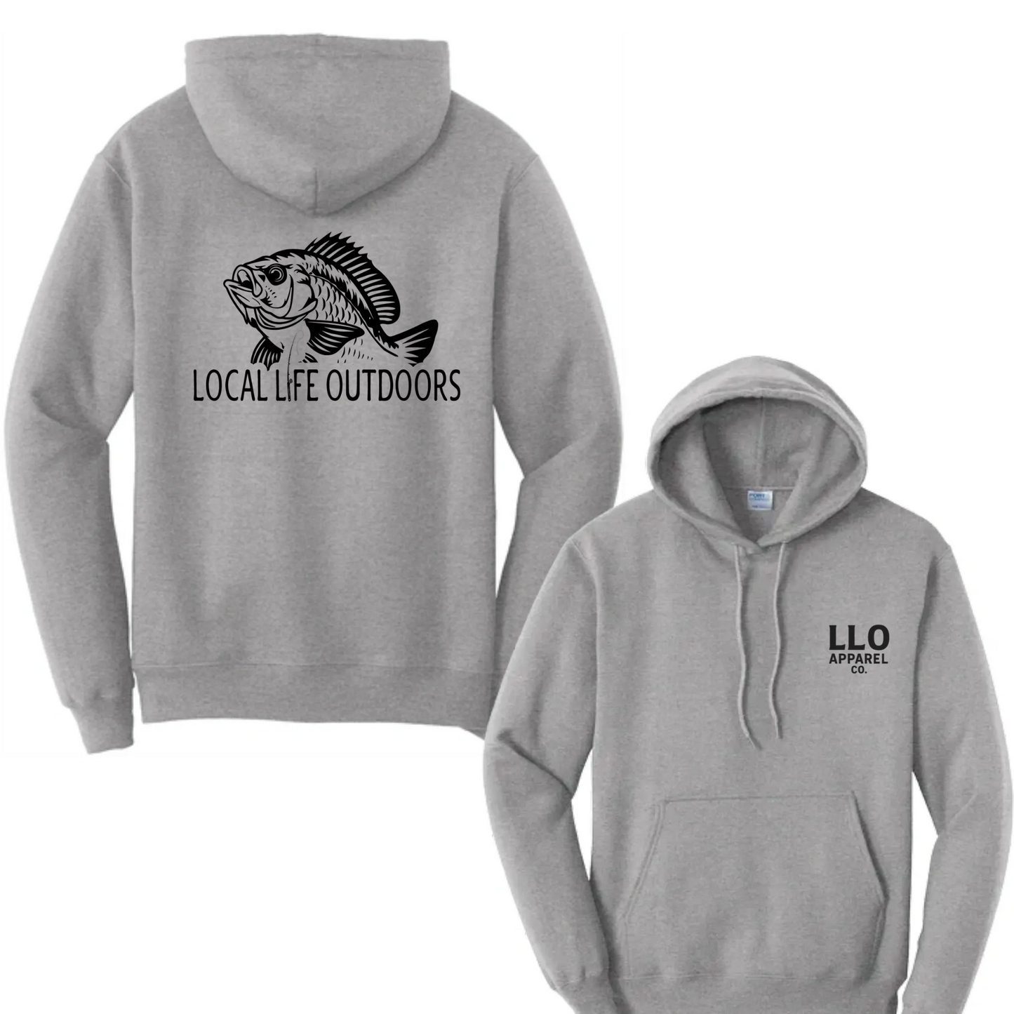 Local Life Outdoors Fish Logo Classic Tee