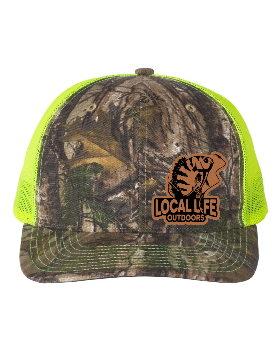 LLO Leather Patch Richardson 112 Trucker Hat