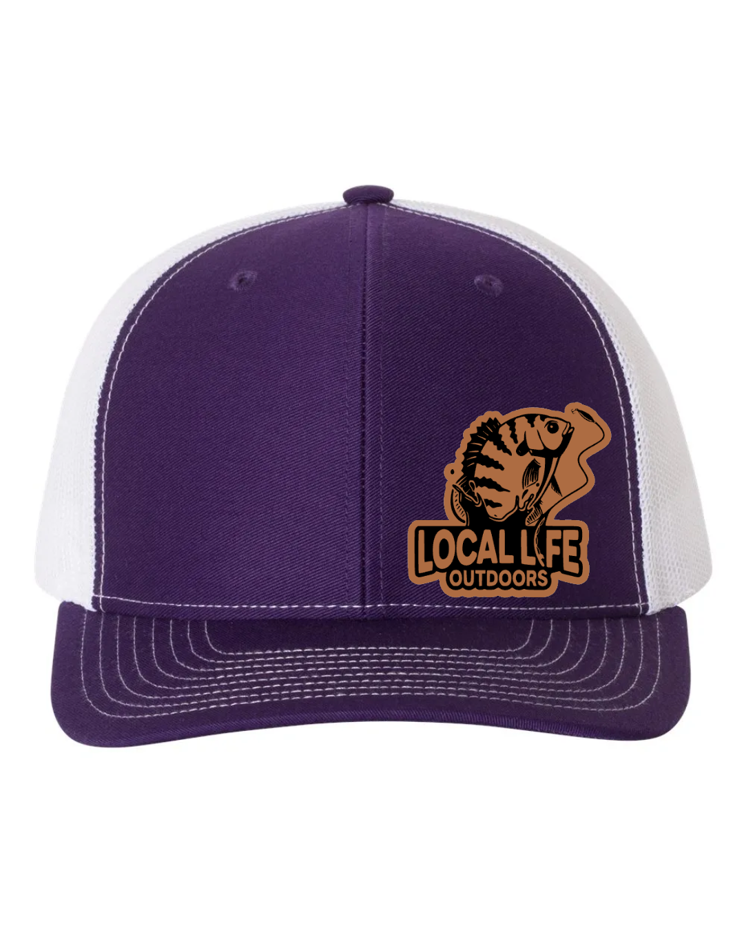 LLO Leather Patch Richardson 112 Trucker Hat