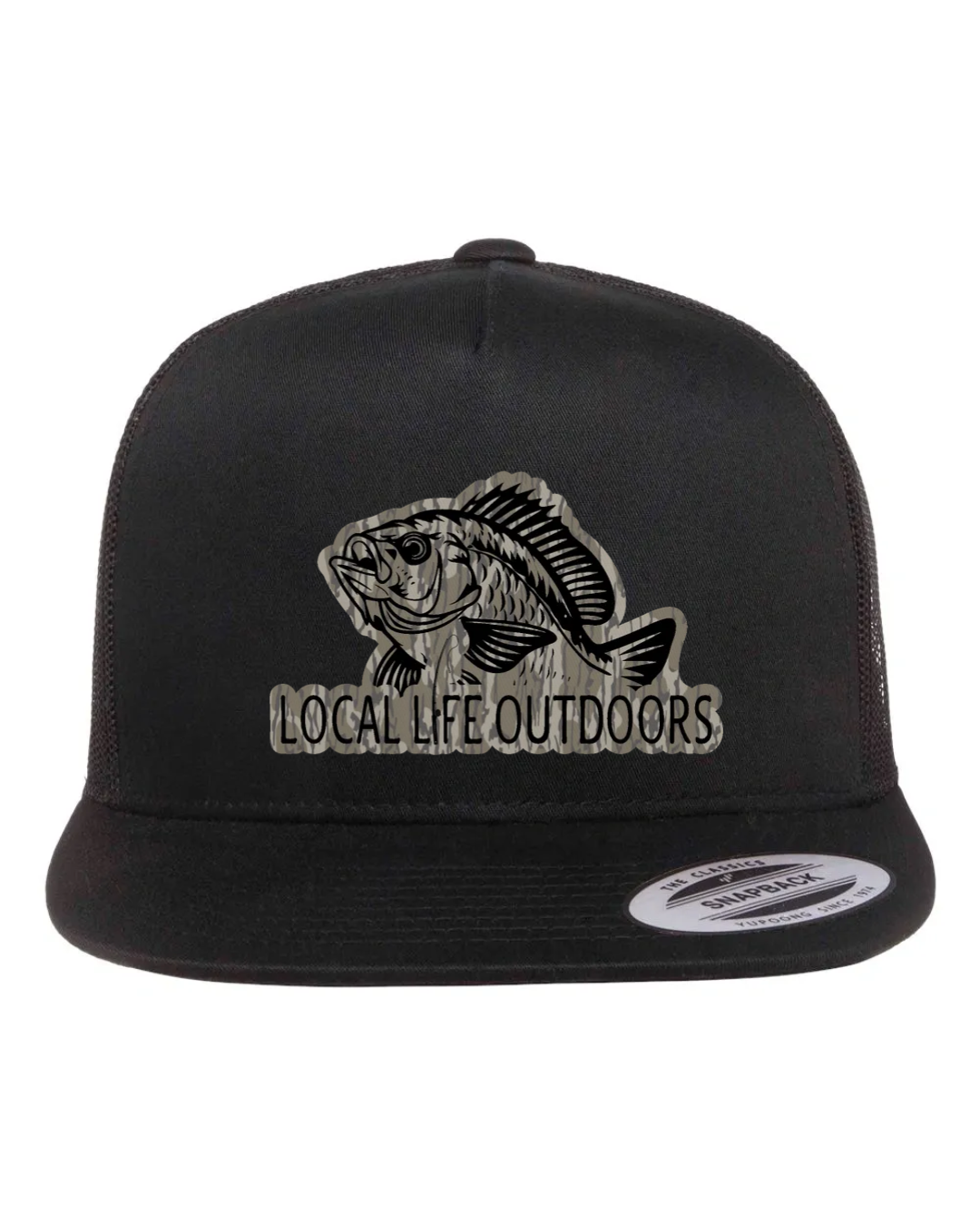 LLO Fish Logo Leather Patch Hat