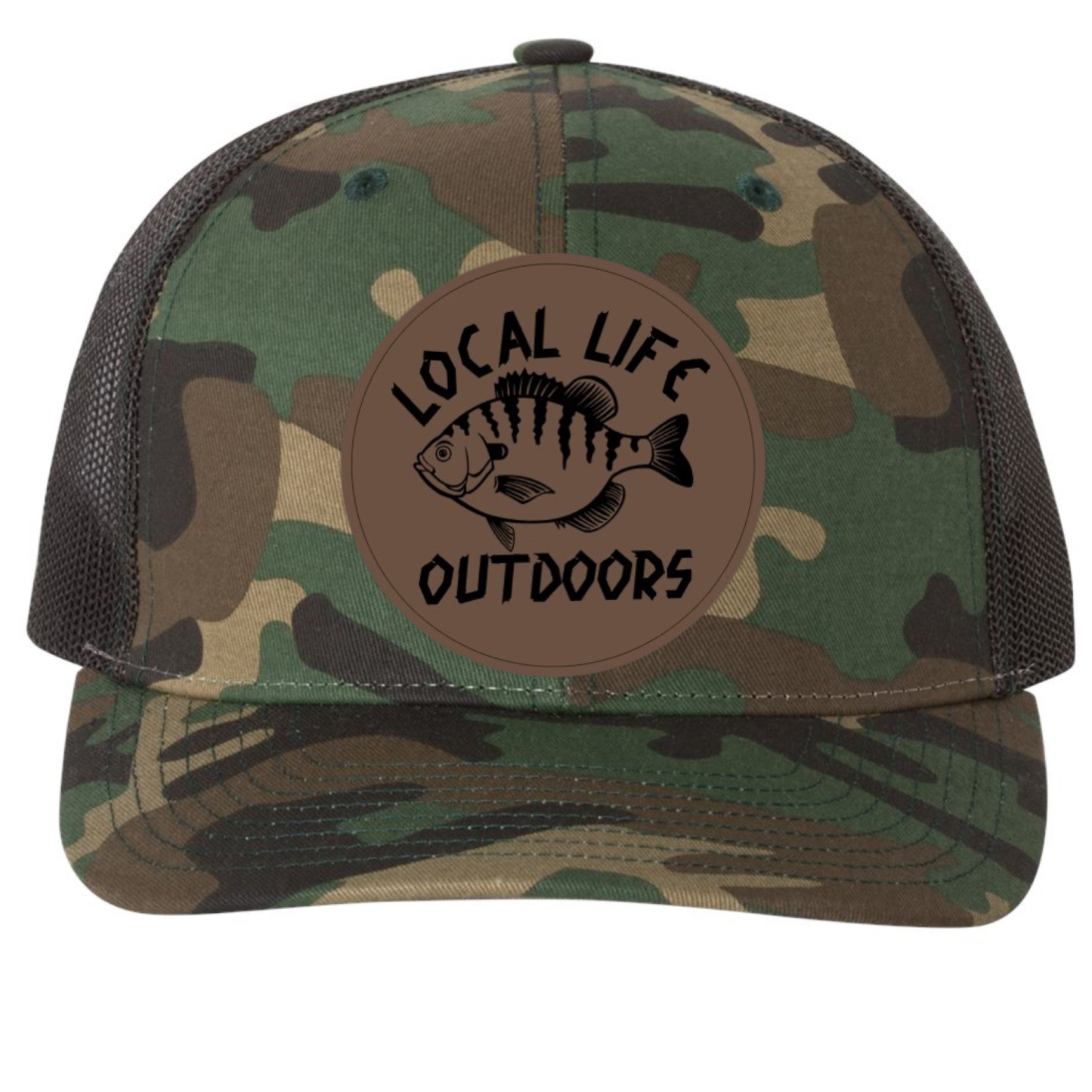 Local Life Outdoors Leather Patch Richardson 112 Hat