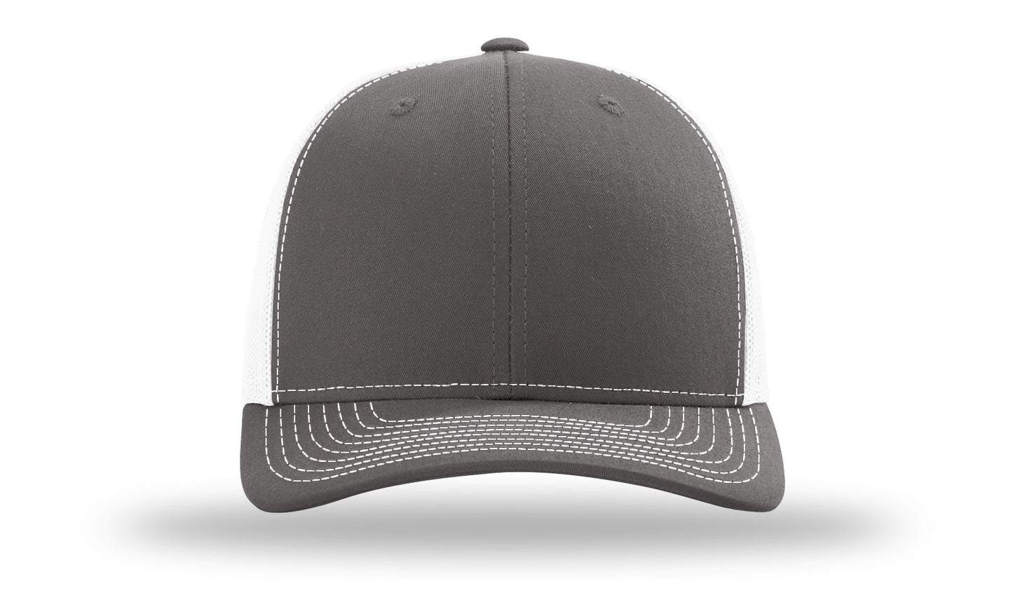 LLO  Full Color Fish Leather Patch Richardson 112 Trucker Hat