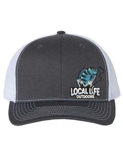 LLO  Full Color Fish Embroidered Richardson 112 Trucker Hat