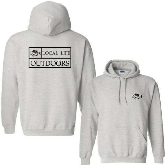Local Life Outdoors Banner Print Hoodie
