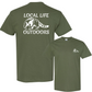 Local Life Outdoors Raccoon Print Classic Tee