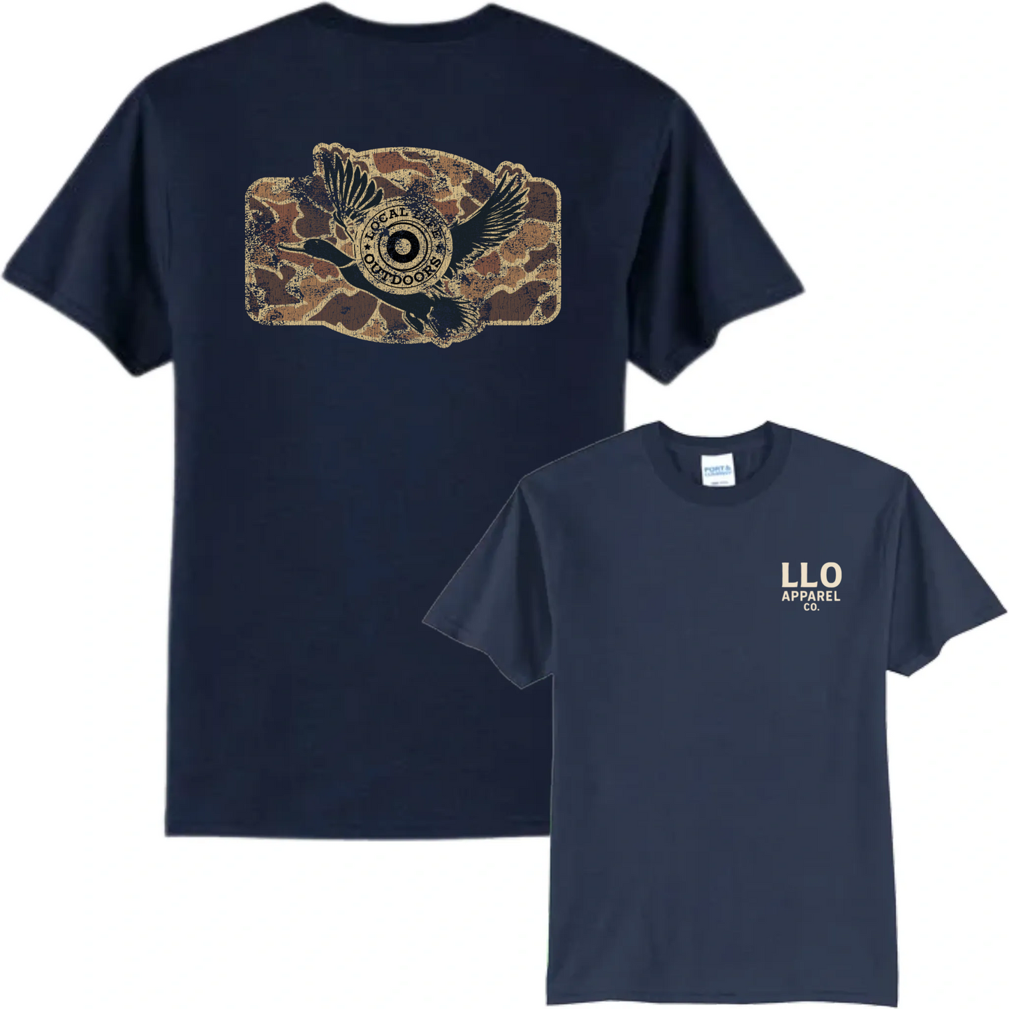 Old School Camo Duck Patch – LLO Apparel Co. Tee