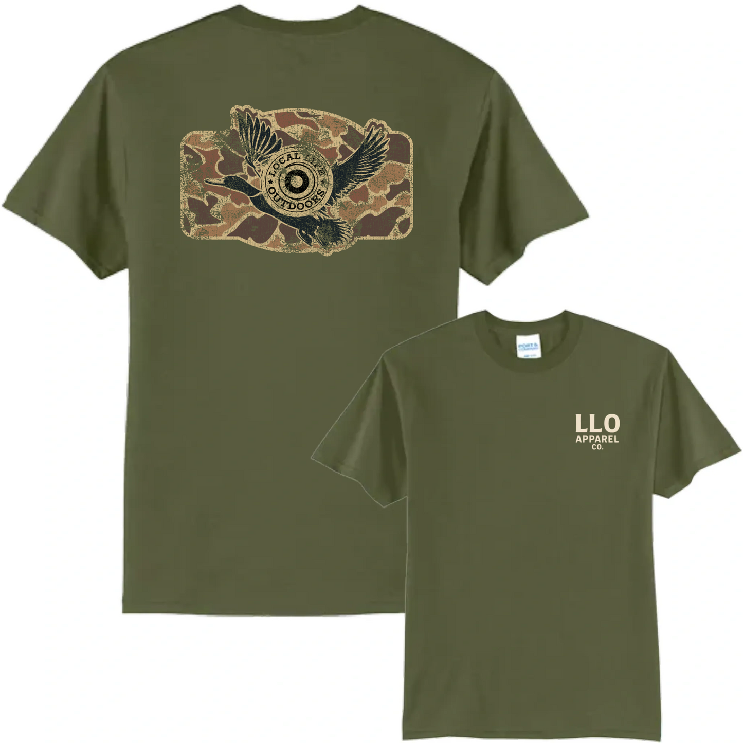 Old School Camo Duck Patch – LLO Apparel Co. Tee
