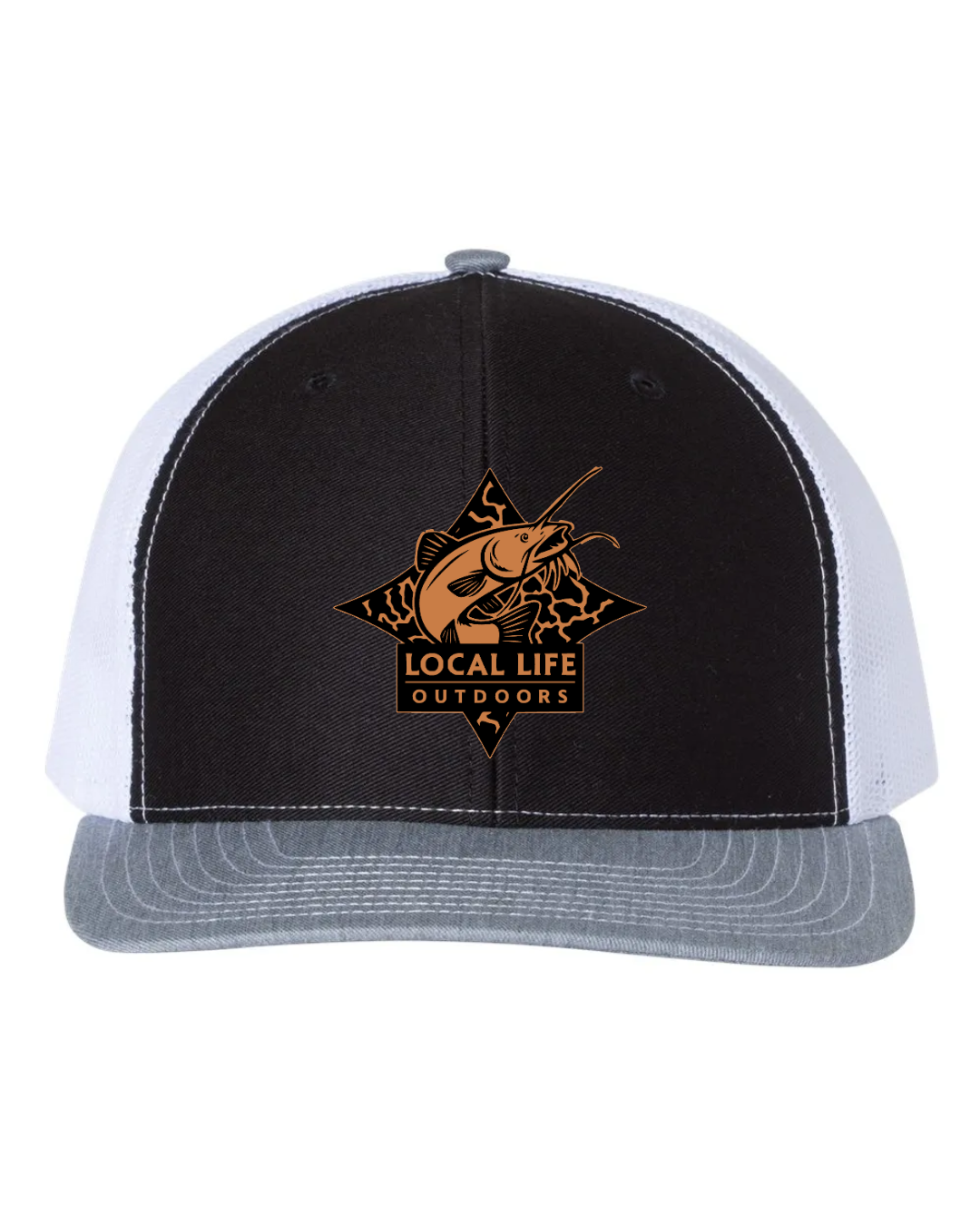 LLO  Catfish Logo Leather Patch Hat