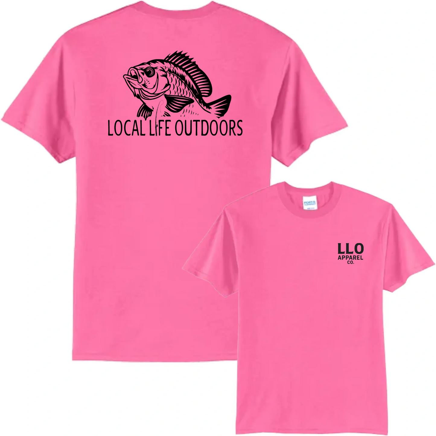 Local Life Outdoors  Fish Logo Classic Tee