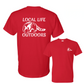 Local Life Outdoors Raccoon Print Classic Tee