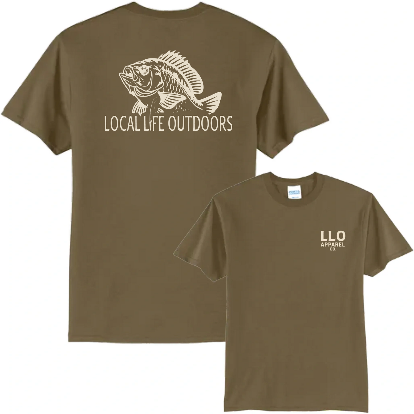 Local Life Outdoors  Fish Logo Classic Tee