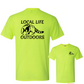Local Life Outdoors Raccoon Print Classic Tee