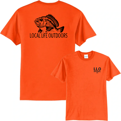 Local Life Outdoors  Fish Logo Classic Tee