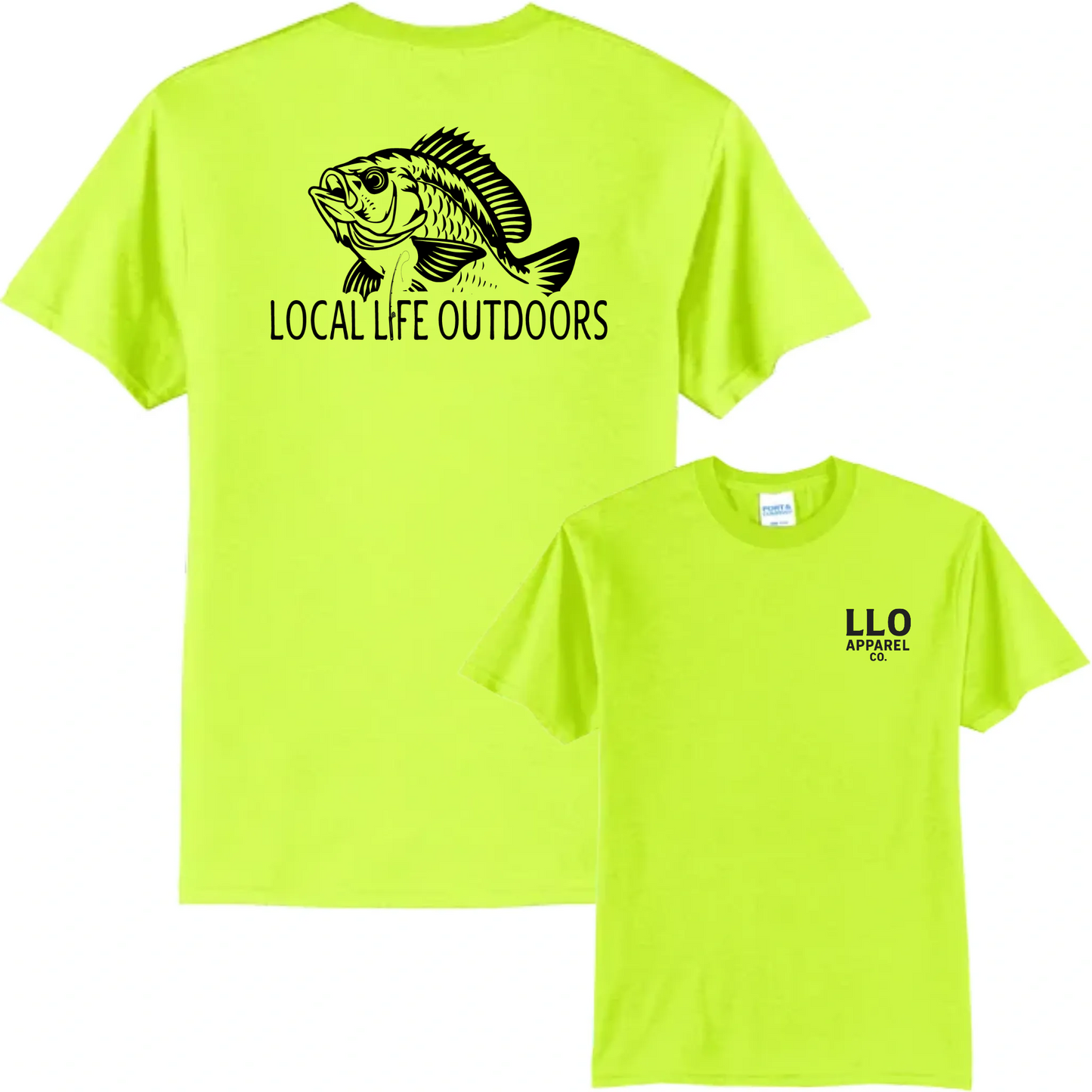 Local Life Outdoors  Fish Logo Classic Tee