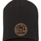 Local Life Outdoors Leather Patch Beanie