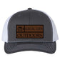 Local Life Outdoors Banner Print Leather Patch Richardson 112 Hat