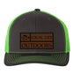 Local Life Outdoors Banner Print Leather Patch Richardson 112 Hat